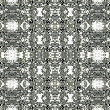 Kusursuz soyut desen. Kaleydoskop dokusu. Modern sanat modeli ve arkaplan