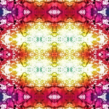 Kusursuz soyut desen. Kaleydoskop dokusu. Modern sanat modeli ve arkaplan