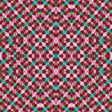 Kusursuz soyut desen. Kaleydoskop dokusu. Modern sanat modeli ve arkaplan