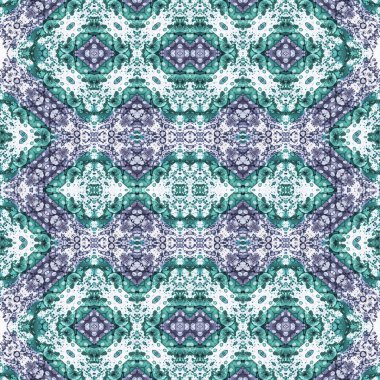 Kusursuz soyut desen. Kaleydoskop dokusu. Modern sanat modeli ve arkaplan