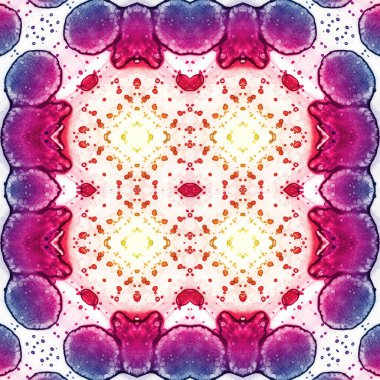 Kusursuz soyut desen. Kaleydoskop dokusu. Modern sanat modeli ve arkaplan