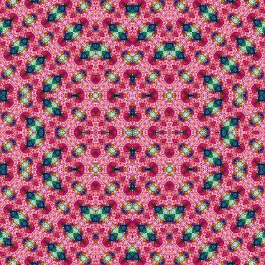 Kusursuz soyut desen. Kaleydoskop dokusu. Modern sanat modeli ve arkaplan