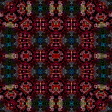 Kusursuz soyut desen. Kaleydoskop dokusu. Modern sanat modeli ve arkaplan