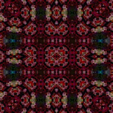 Kusursuz soyut desen. Kaleydoskop dokusu. Modern sanat modeli ve arkaplan