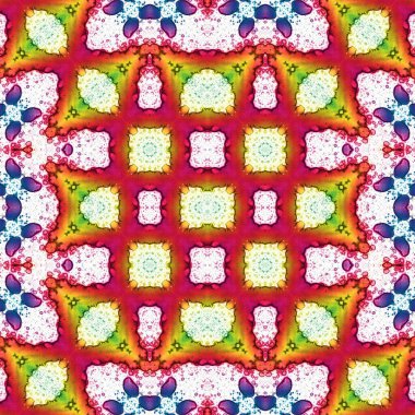 Kusursuz soyut desen. Kaleydoskop dokusu. Modern sanat modeli ve arkaplan