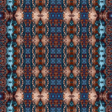 Kusursuz soyut desen. Kaleydoskop dokusu. Modern sanat modeli ve arkaplan