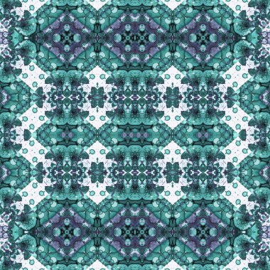 Kusursuz soyut desen. Kaleydoskop dokusu. Modern sanat modeli ve arkaplan