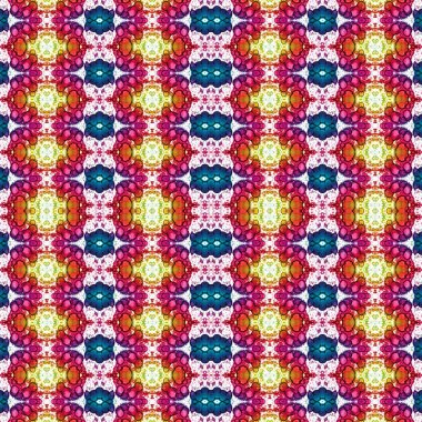 Kusursuz soyut desen. Kaleydoskop dokusu. Modern sanat modeli ve arkaplan