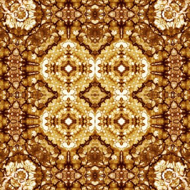 Kusursuz soyut desen. Kaleydoskop dokusu. Modern sanat modeli ve arkaplan