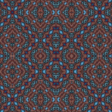 Kusursuz soyut desen. Kaleydoskop dokusu. Modern sanat modeli ve arkaplan