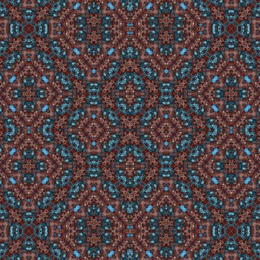 Kusursuz soyut desen. Kaleydoskop dokusu. Modern sanat modeli ve arkaplan