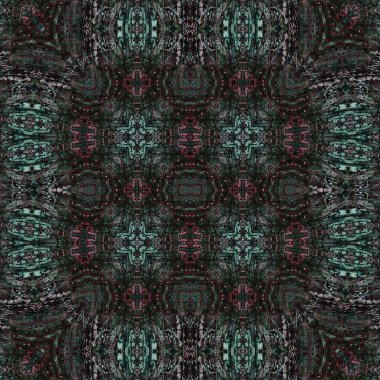 Kusursuz soyut desen. Kaleydoskop dokusu. Modern sanat modeli ve arkaplan