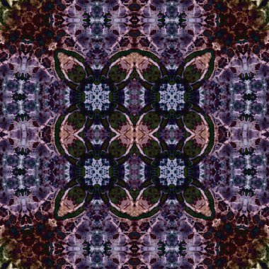 Kusursuz soyut desen. Kaleydoskop dokusu. Modern sanat modeli ve arkaplan