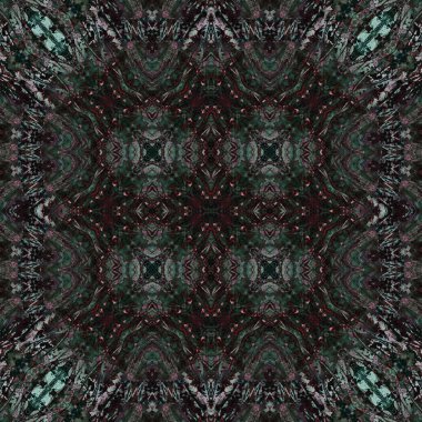 Kusursuz soyut desen. Kaleydoskop dokusu. Modern sanat modeli ve arkaplan