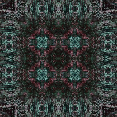 Kusursuz soyut desen. Kaleydoskop dokusu. Modern sanat modeli ve arkaplan