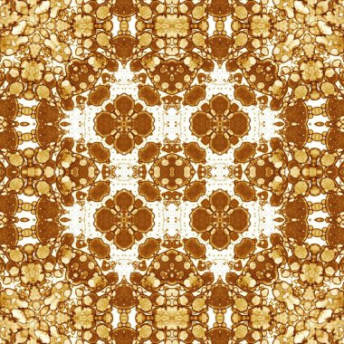 Kusursuz soyut desen. Kaleydoskop dokusu. Modern sanat modeli ve arkaplan