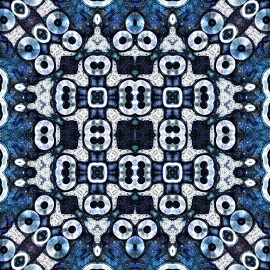 Kusursuz soyut desen. Kaleydoskop dokusu. Modern sanat modeli ve arkaplan