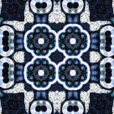 Kusursuz soyut desen. Kaleydoskop dokusu. Modern sanat modeli ve arkaplan