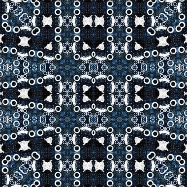 Kusursuz soyut desen. Kaleydoskop dokusu. Modern sanat modeli ve arkaplan