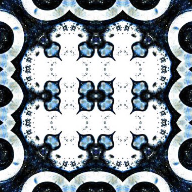 Kusursuz soyut desen. Kaleydoskop dokusu. Modern sanat modeli ve arkaplan