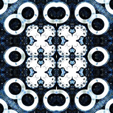 Kusursuz soyut desen. Kaleydoskop dokusu. Modern sanat modeli ve arkaplan