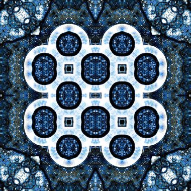 Kusursuz soyut desen. Kaleydoskop dokusu. Modern sanat modeli ve arkaplan