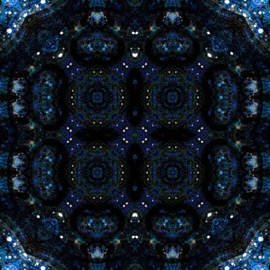 Kusursuz soyut desen. Kaleydoskop dokusu. Modern sanat modeli ve arkaplan