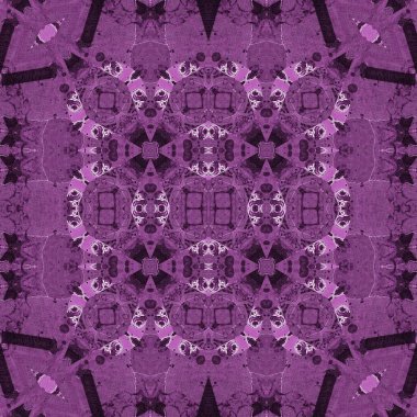 Kusursuz soyut desen. Kaleydoskop dokusu. Modern sanat modeli ve arkaplan