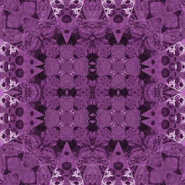 Kusursuz soyut desen. Kaleydoskop dokusu. Modern sanat modeli ve arkaplan