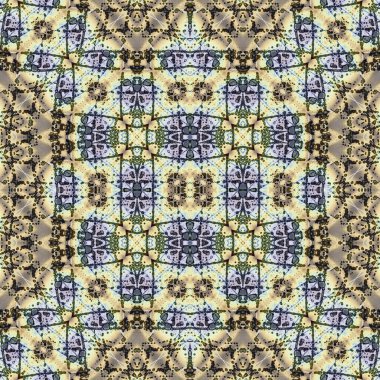 Kusursuz soyut desen. Kaleydoskop dokusu. Modern sanat modeli ve arkaplan