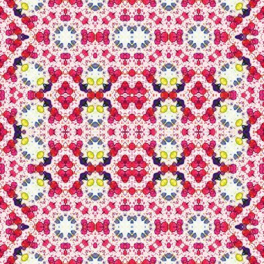 Kusursuz soyut desen. Kaleydoskop dokusu. Modern sanat modeli ve arkaplan