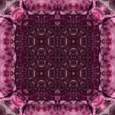 Kusursuz soyut desen. Kaleydoskop dokusu. Modern sanat modeli ve arkaplan