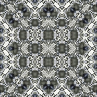 Kusursuz soyut desen. Kaleydoskop dokusu. Modern sanat modeli ve arkaplan