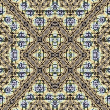 Kusursuz soyut desen. Kaleydoskop dokusu. Modern sanat modeli ve arkaplan