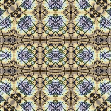 Kusursuz soyut desen. Kaleydoskop dokusu. Modern sanat modeli ve arkaplan