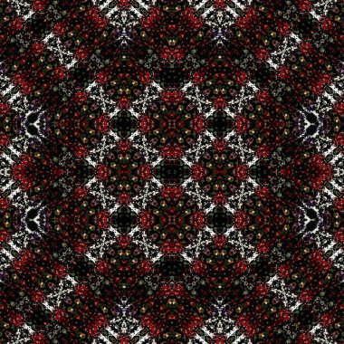 Kusursuz soyut desen. Kaleydoskop dokusu. Modern sanat modeli ve arkaplan