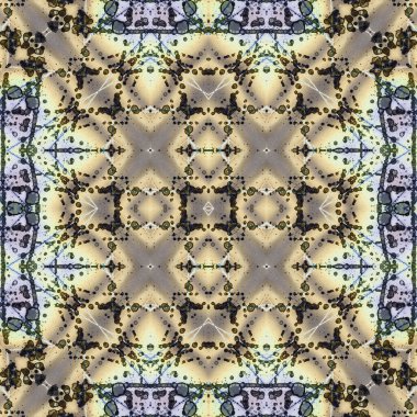 Kusursuz soyut desen. Kaleydoskop dokusu. Modern sanat modeli ve arkaplan