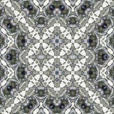 Kusursuz soyut desen. Kaleydoskop dokusu. Modern sanat modeli ve arkaplan