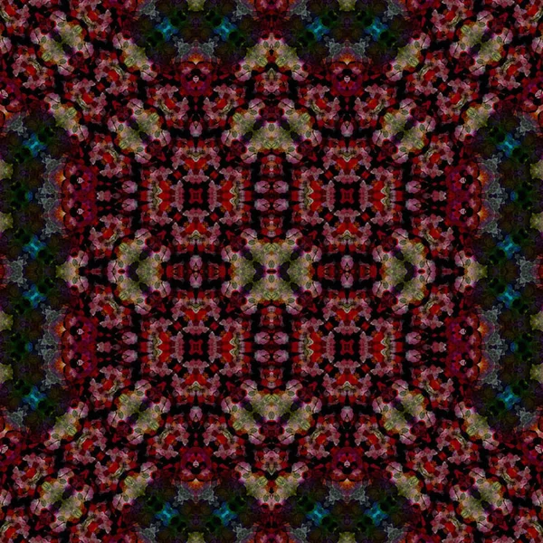 Kusursuz soyut desen. Kaleydoskop dokusu. Modern sanat modeli ve arkaplan