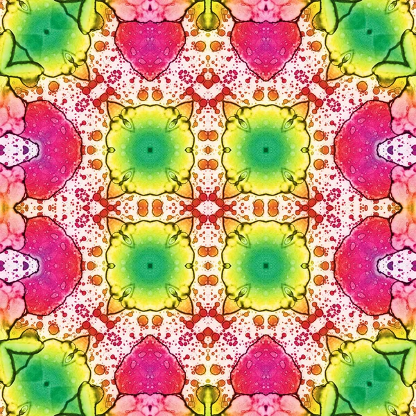 Kusursuz soyut desen. Kaleydoskop dokusu. Modern sanat modeli ve arkaplan