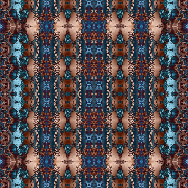 Kusursuz soyut desen. Kaleydoskop dokusu. Modern sanat modeli ve arkaplan