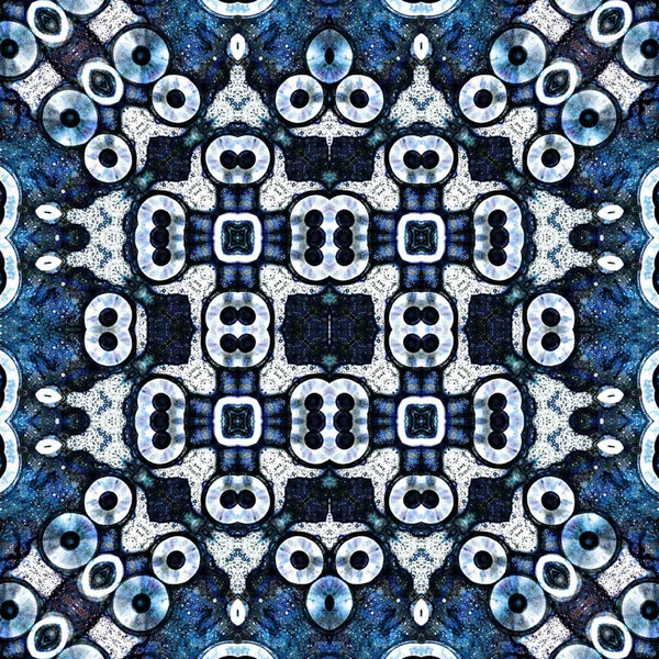 Kusursuz soyut desen. Kaleydoskop dokusu. Modern sanat modeli ve arkaplan
