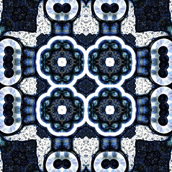 Kusursuz soyut desen. Kaleydoskop dokusu. Modern sanat modeli ve arkaplan