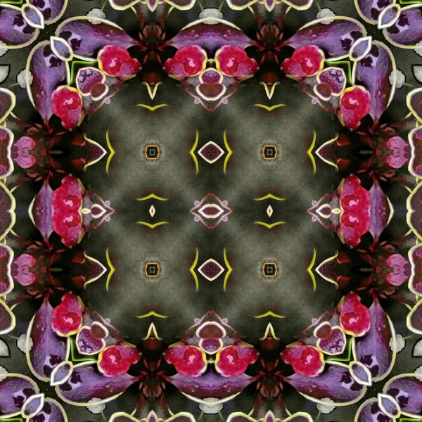 Kusursuz soyut desen. Kaleydoskop dokusu. Modern sanat modeli ve arkaplan