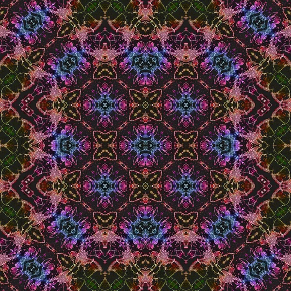 Kusursuz soyut desen. Kaleydoskop dokusu. Modern sanat modeli ve arkaplan