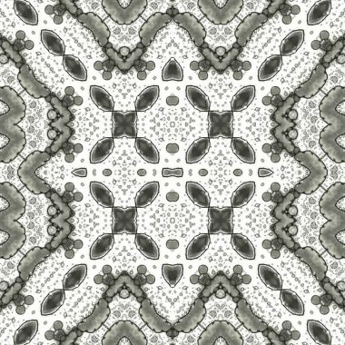 Kusursuz soyut desen. Kaleydoskop dokusu. Modern sanat modeli ve arkaplan