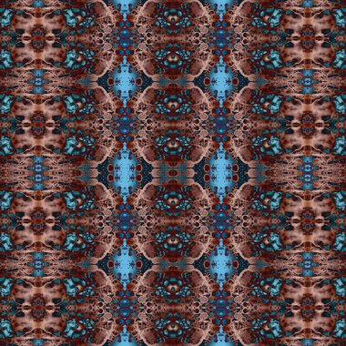 Kusursuz soyut desen. Kaleydoskop dokusu. Modern sanat modeli ve arkaplan