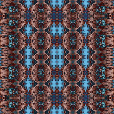 Kusursuz soyut desen. Kaleydoskop dokusu. Modern sanat modeli ve arkaplan