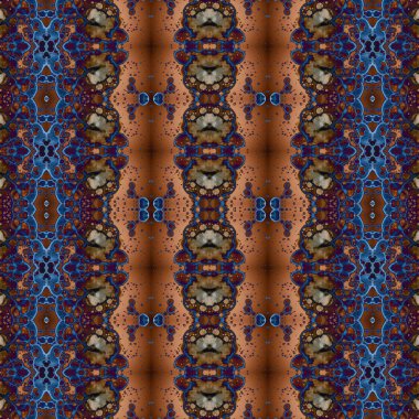 Kusursuz soyut desen. Kaleydoskop dokusu. Modern sanat modeli ve arkaplan