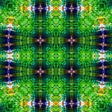 Kusursuz soyut desen. Kaleydoskop dokusu. Modern sanat modeli ve arkaplan